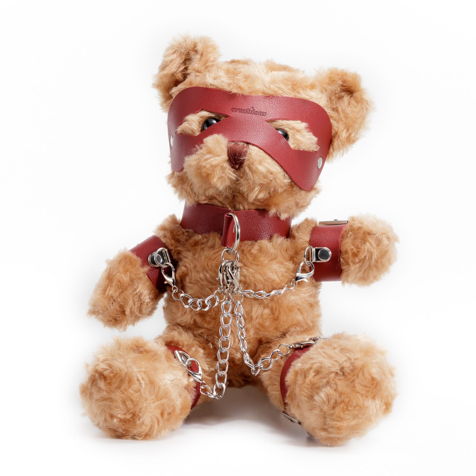 URSINHO DE PELUCHE BDSM CRUSHITO (VERMELHO) | 31CM