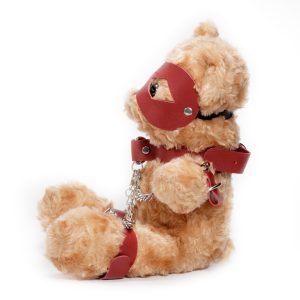 URSO DE PELÚCIA BONDAGE CRUSHITO VERMELHO 31CM CRUSHIOUS - Image 1