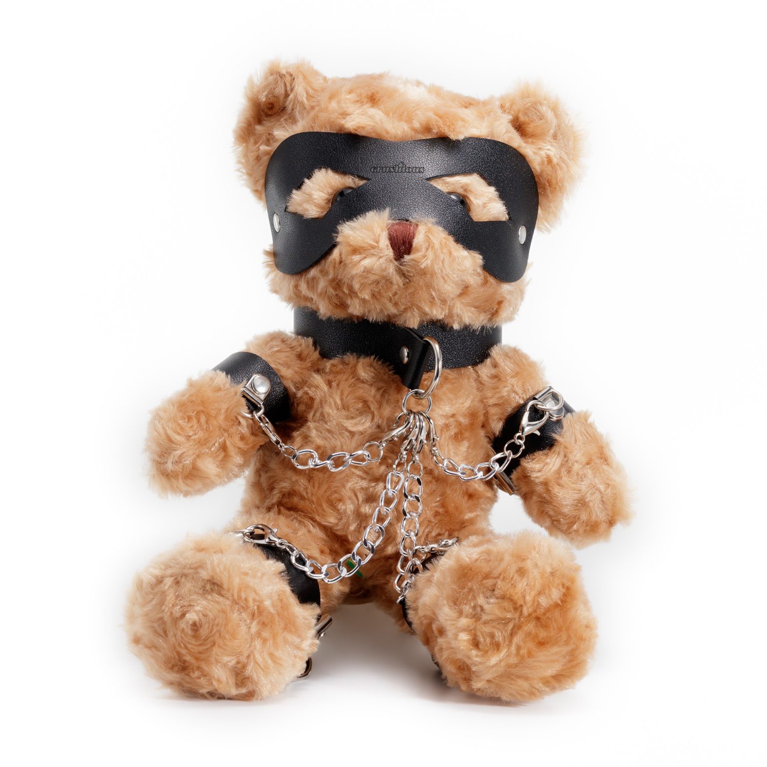 URSINHO DE PELUCHE BDSM CRUSHITO (PRETO) | 31CM