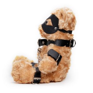 URSO DE PELÚCIA BONDAGE CRUSHITO PRETO 31CM CRUSHIOUS - Image 1