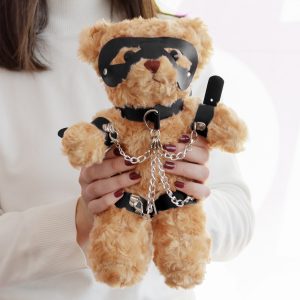 URSO DE PELÚCIA BONDAGE CRUSHITO PRETO 31CM CRUSHIOUS - Image 6