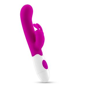 VIBRADOR COM ESTIMULADOR DE CLITÓRIS JIGGLIE E LUBRIFICANTE À BASE DE ÁGUA INCLUÍDO CRUSHIOUS - Image 1