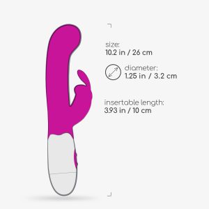 VIBRADOR COM ESTIMULADOR DE CLITÓRIS JIGGLIE E LUBRIFICANTE À BASE DE ÁGUA INCLUÍDO CRUSHIOUS - Image 8