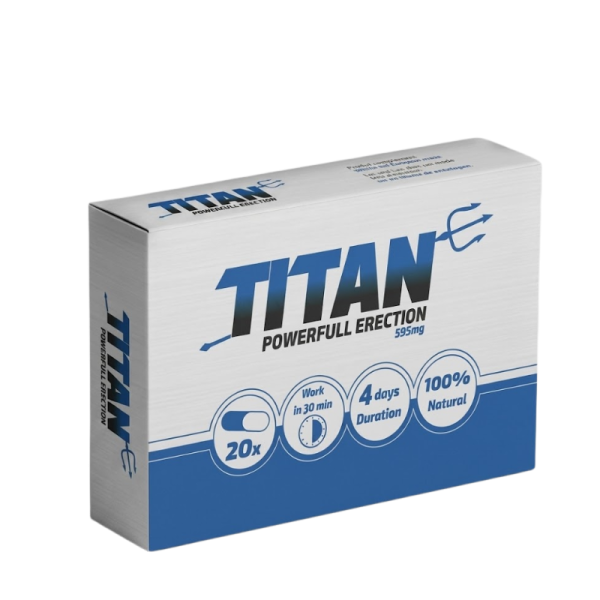 POTENCIADOR SEXUAL TITAN | 20 CÁPSULAS