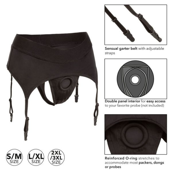 ARNÊS EM FORMA DE TANGA COM LIGAS | L/XL