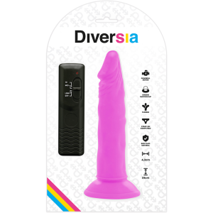 DIVERSIA VIBRADOR FLEXÍVEL (LILÁS) | 23 CM / 4,3 CM - Image 7