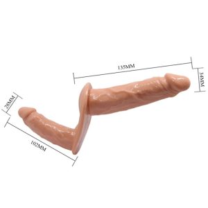 STRAP-ON COM DILDO DUPLO BAILE ULTRA PASSIONATE - Image 3
