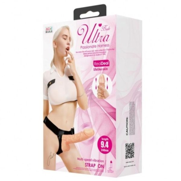 STRAP-ON ULTRA PASSIONATE (COM VIBRAÇÃO) | 24 CM 6 STRAP-ON ULTRA PASSIONATE (COM VIBRAÇÃO) | 24 CM