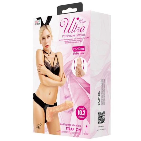 STRAP-ON ULTRA PASSIONATE (COM VIBRAÇÃO) | 26 CM