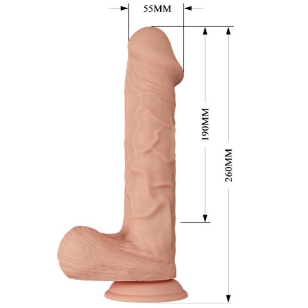 DILDO REALÍSTICO BERQRISI (COM VIBRAÇÃO) | 26 CM
