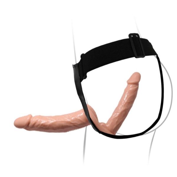 STRAP-ON COM DILDO DUPLO BAILE ULTRA PASSIONATE 2