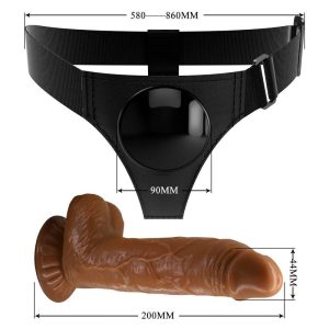 STRAP-ON BRIEFS COM DILDO REALISTA MICHAEL | 20 CM - Image 6