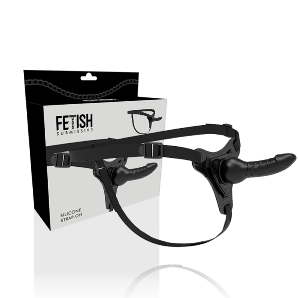 STRAP-ON FETISH REALISTIC (PRETO) | 16 CM