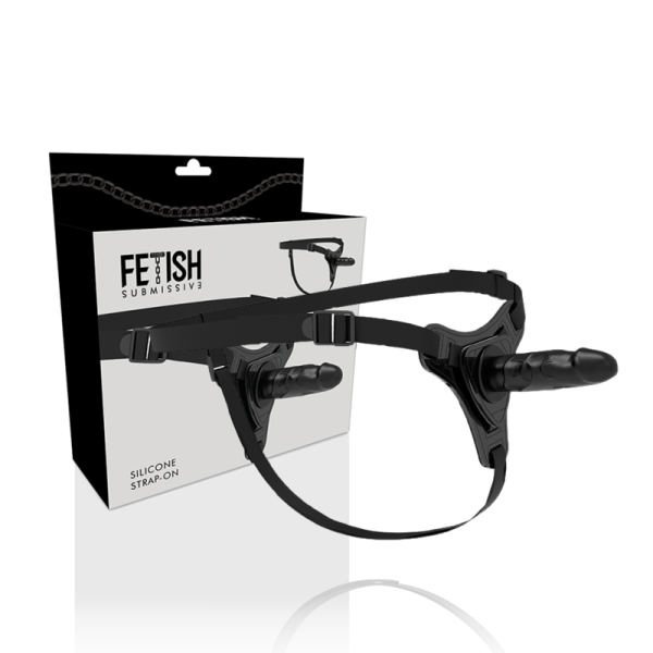 STRAP-ON FETISH REALISTIC (PRETO) | 15 CM