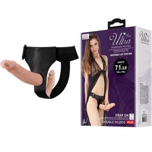 STRAP-ON COM DILDO DUPLO BAILE ULTRA PASSIONATE 2 - Image 1