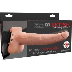 STRAP-ON COM DILDO REALÍSTICO VIBRATÓRIO | 23 CM - Image 5
