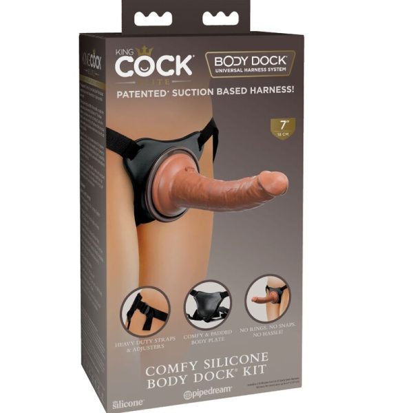 STRAP-ON AJUSTÁVEL COM DILDO DE 17.8 CM