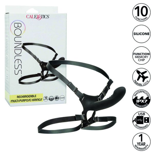 STRAP-ON COM VIBRAÇÃO BOUNDLESS
