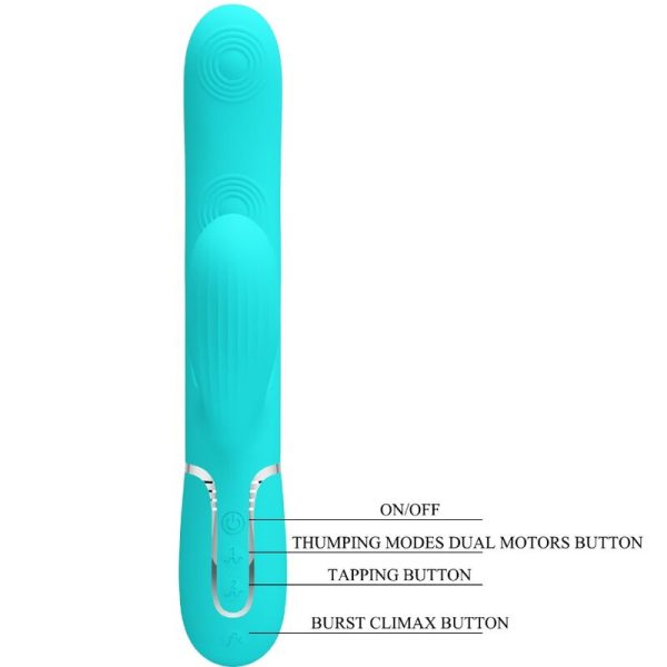 VIBRADOR PERLITA 3 EM 1 (VERDE) 7 VIBRADOR PERLITA 3 EM 1 (VERDE)