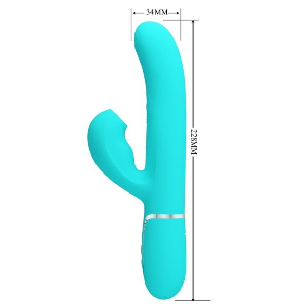 VIBRADOR PERLITA 3 EM 1 (VERDE) 6 VIBRADOR PERLITA 3 EM 1 (VERDE)
