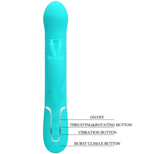VIBRADOR RABBIT COALE (VERDE)