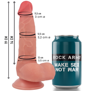 DILDO REALISTA FOX DUAL DENSITY | 19 CM - Image 3