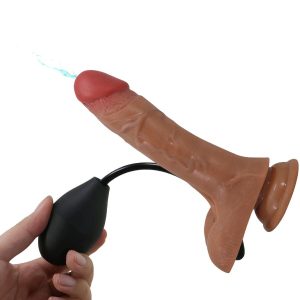 STRAP-ON COM ARNÊS UNIVERSAL E DILDO SQUIRTING | 15.5 CM - Image 5