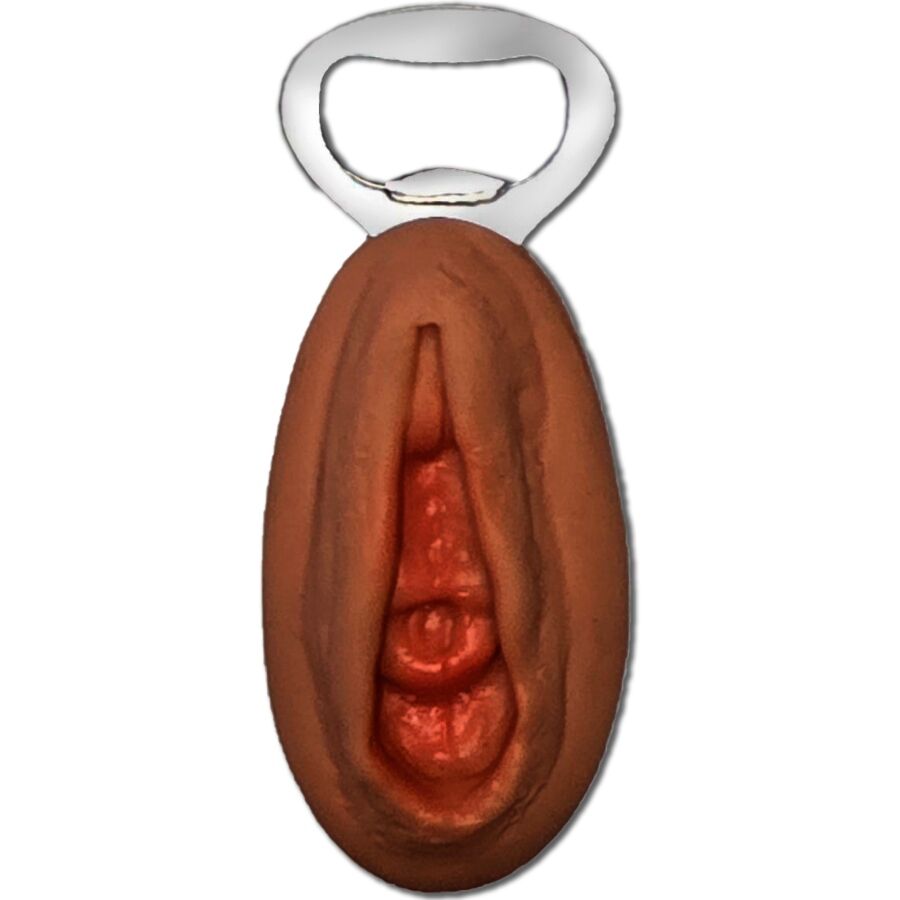 ABRE-GARRAFAS EM FORMA DE VAGINA