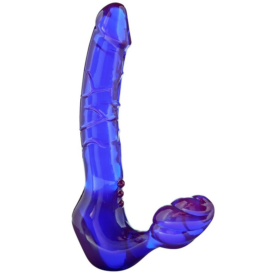 ARNÊS VIBRATÓRIO TOYJOY SEM CORREIAS (AZUL) | 24 CM