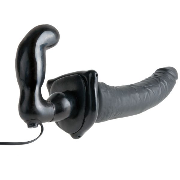 STRAP-ON COM DILDO VIBRATÓRIO PENETRIS