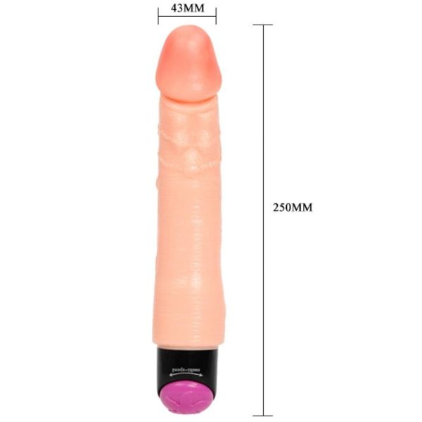 BAILE - VIBRADOR REALÍSTICO FLEXIBLE 25 CM 5 BAILE - VIBRADOR REALÍSTICO FLEXIBLE 25 CM