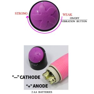 BAILE - COLORFUL SEX VIBRADOR REALÍSTICO ROSA 23 CM - Image 5
