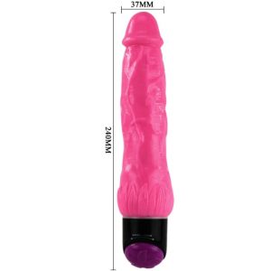 BAILE - COLORFUL SEX VIBRADOR REALÍSTICO ROSA 24 CM - Image 2