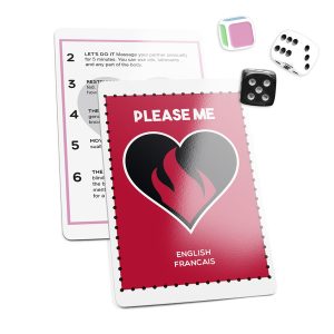 JOGO ERÓTICO PLEASE ME (CARTAS + 3 DADOS)