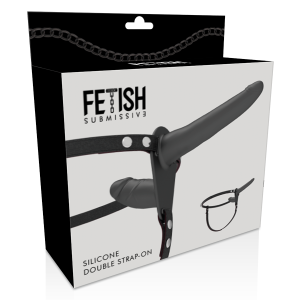STRAP-ON DUPLA PENETRAÇÃO FETISH (PRETO) | 15 CM 9 STRAP-ON DUPLA PENETRAÇÃO FETISH (PRETO) | 15 CM - Image 5