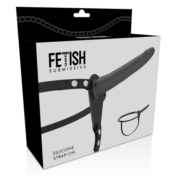 STRAP-ON FETISH SUBMISSIVE (PRETO) | 15 CM 4 STRAP-ON FETISH SUBMISSIVE (PRETO) | 15 CM
