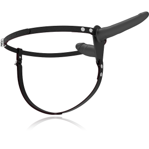 STRAP-ON VIBRATÓRIO DUPLA PENETRAÇÃO (PRETO) | 15 CM - Image 3