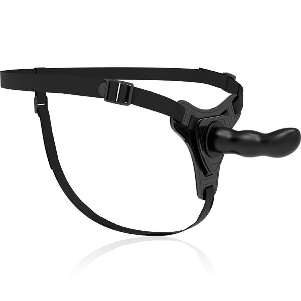 STRAP-ON PONTO G FETISH (PRETO) | 12.5 CM