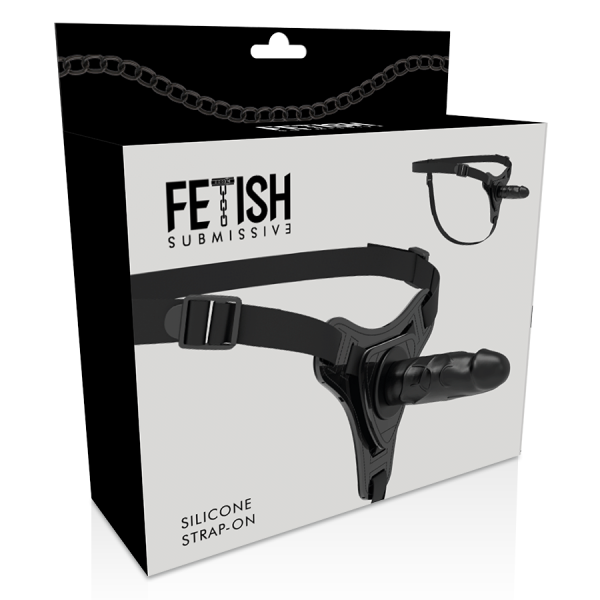 STRAP-ON FETISH REALISTIC (PRETO) | 15 CM