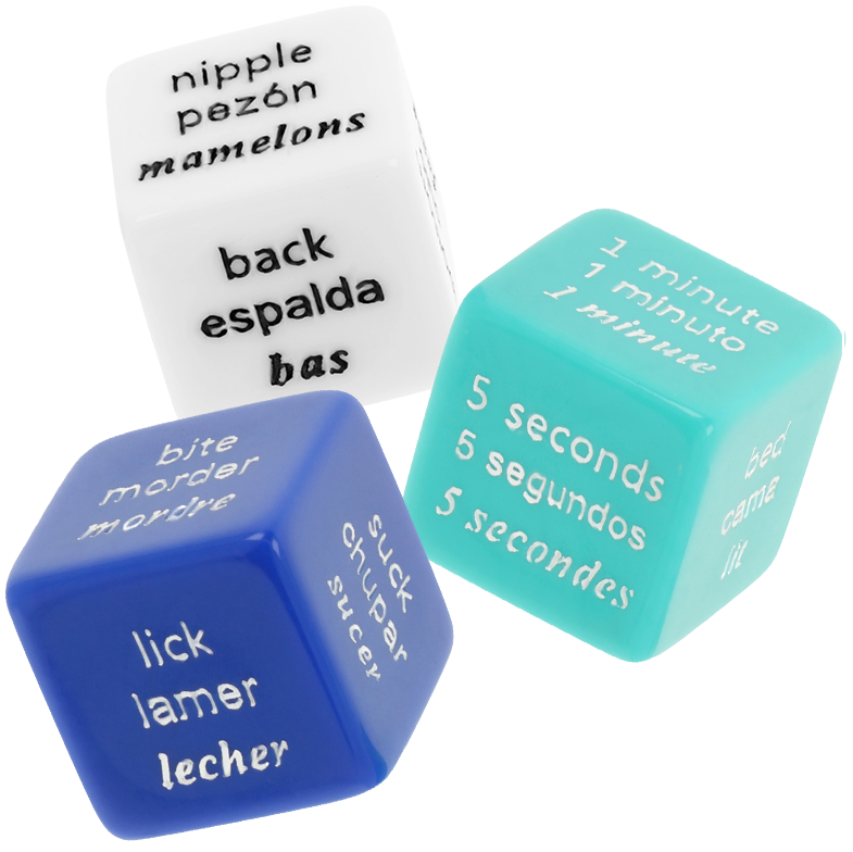 JOGO DE DADOS ERÓTICOS WATERFEEL