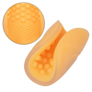 MASTURBADOR MASCULINO BEADED GRIP (LARANJA) - Image 4