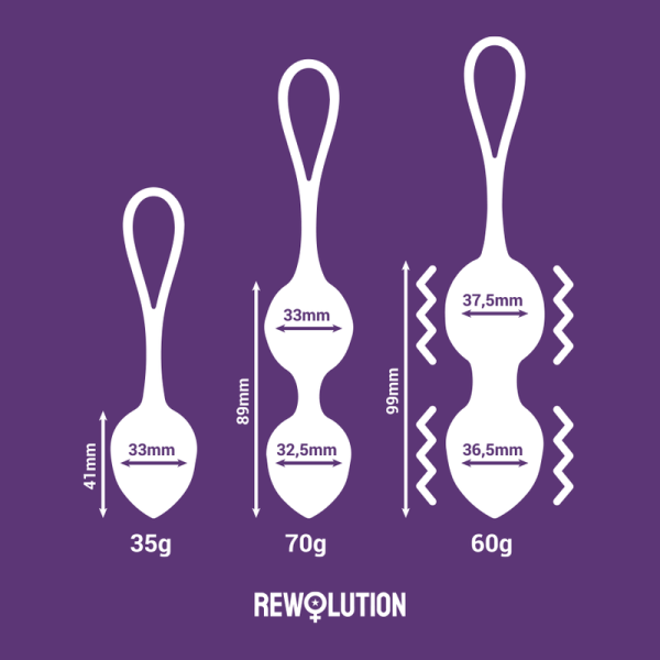 BOLAS VAGINAIS REWOBEADS (COM CONTROLO REMOTO)