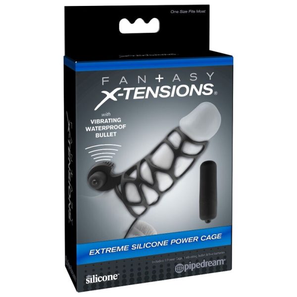 MANGA PARA O PÉNIS COM VIBRADOR X-TENSIONS