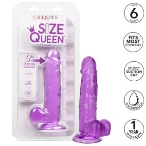 DILDO CALEXOTICS QUEEN (LILÁS) | 15.3 CM - Image 2