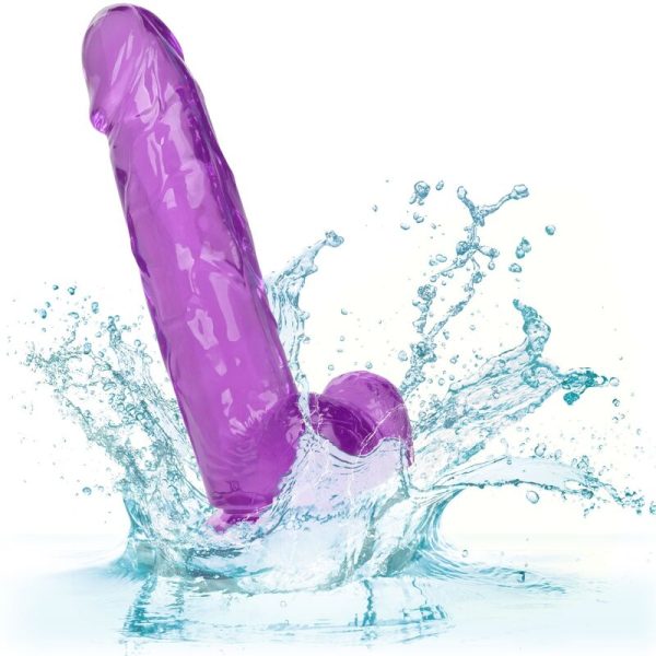 DILDO CALEXOTICS QUEEN (LILÁS) | 15.3 CM