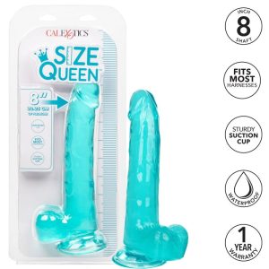 DILDO CALEXOTICS QUEEN (AZUL) | 20.3 CM - Image 2