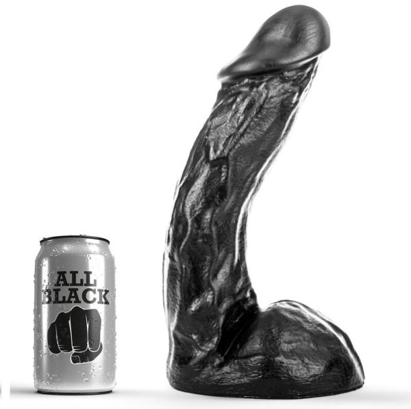 DILDO REALÍSTICO ALL BLACK | 28 CM