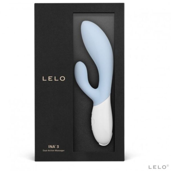 VIBRADOR RABBIT INA 3 (CELESTE)
