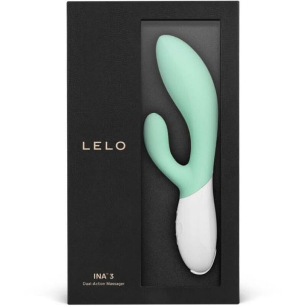 VIBRADOR RABBIT INA 3 (VERDE ÁGUA)