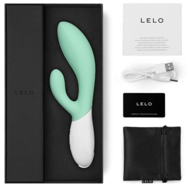 VIBRADOR RABBIT INA 3 (VERDE ÁGUA)